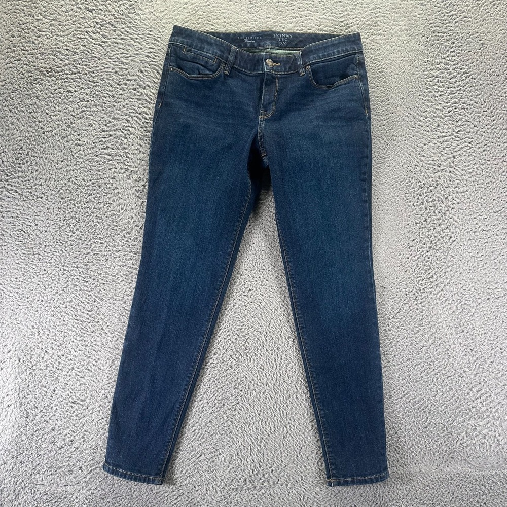 The Limited 917 Jeans Womens 12 Blue Cotton Denim Skinny Leg Streetwear Stretch